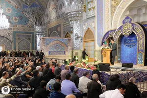 جشن میلاد امیرالمومنین در حرم مطهر رضوی