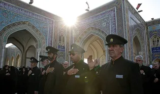 طنین نوای سوگ هیئت عالم آل محمد (ع) در حرم حضرت رضا (ع)