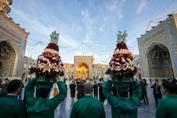 گل آرایی حرم