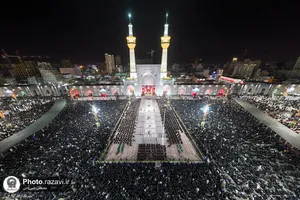 آئین خطبه&zwnj;خوانی شب شهادت امام حسین (ع) در حرم مطهر رضوی