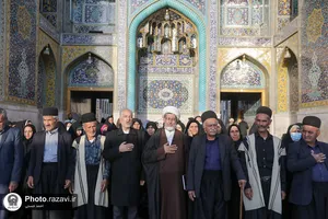 تشرف جمعی از عشایر خوزستان به حرم مطهر رضوی