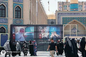 آماده&zwnj;سازی حرم مطهر رضوی در آستانه تشییع رهبر شهید انقلاب