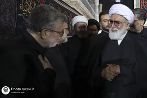 آیین خطبه&zwnj;خوانی شب شهادت امام رضا علیه&zwnj;السلام در حرم مطهر رضوی-1