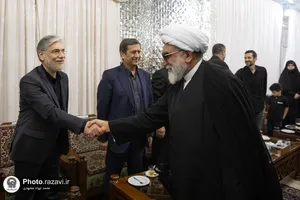 دیدار رئیس جمهور با تولیت آستان قدس رضوی
