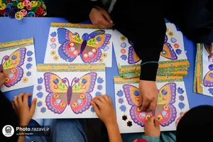 ایستگاه کبوترانه عید غدیر در حرم مطهر رضوی