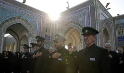 طنین نوای سوگ هیئت عالم آل محمد (ع) در حرم حضرت رضا (ع)