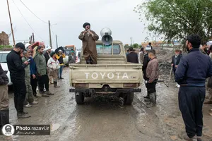 خدمت&zwnj;رسانی به حادثه&zwnj;دیدگان سیل در روستاهای فریمان