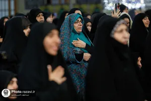 چهارپایه خوانی سالروز شهادت امیرالمؤمنین در حرم مطهر رضوی