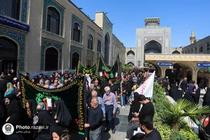 عزاداری روز شهادت امام رضا علیه&zwnj;السلام در حرم مطهر رضوی-2