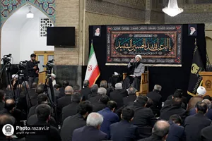 عزاداری حضرت اباعبدالله الحسین(ع) با حضور تولیت آستان قدس رضوی