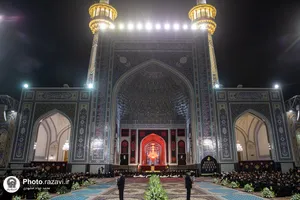 آیین خطبه&zwnj;خوانی شب شهادت امام رضا علیه&zwnj;السلام در حرم مطهر رضوی-1