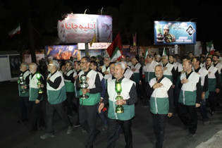 اجتماع خادمیاران و یاوران رضوی سمنان در شب شهادت امام جواد(ع)+گزارش تصویری