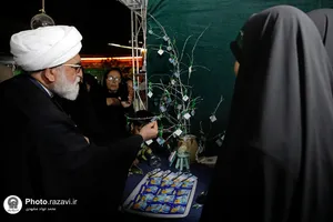 بازدید تولیت آستان قدس رضوی از موکب دخترانه نجمه