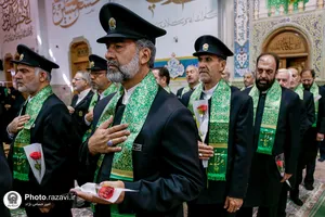 آیین خطبه&zwnj;خوانی خادمان حرم مطهر حضرت معصومه سلام الله علیها