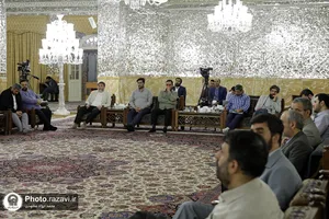 دیدار معاون و مدیران سیمای صدا و سیمای جمهوری اسلامی با تولیت آستان قدس رضوی
