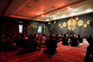 مراسم استقبال از ماه محرم در دبیرستان امام رضا علیه‌السلام