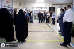 بازدید کارکنان آستان قدس رضوی از کارخانه لبنی رضوی