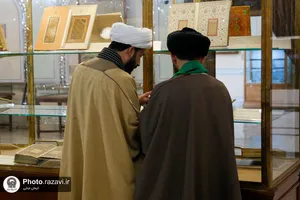 بازدید مسئولین قرآنی عتبات عراق از قسمت&zwnj;های مختلف حرم مطهر رضوی