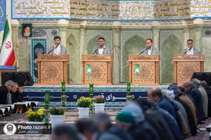 ترتیل خوانی قرآن کریم در حرم مطهر رضوی