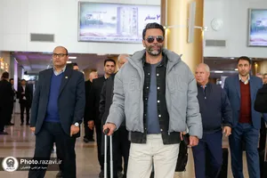 ورود کاروان تیم فوتبال منتخب 98 به مشهد