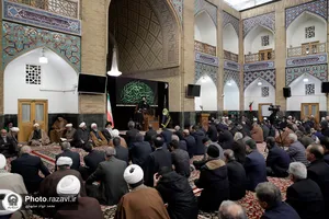 عزاداری روز شهادت امام کاظم علیه&zwnj;السلام در حرم مطهر رضوی
