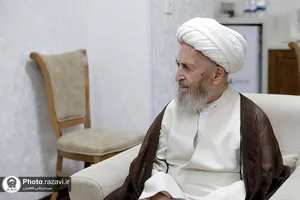 دیدار مدیر عالی حرم مطهر با آیت الله سبحانی