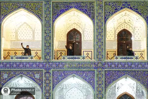 گلبانگ الله اکبر در حرم مطهر رضوی