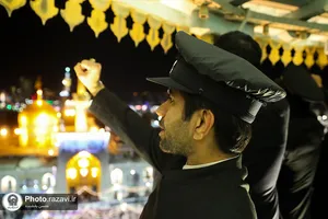 طنین&zwnj; الله اکبر در حرم مطهر رضوی