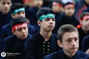 اجتماع دانش آموزی &laquo;احلی من العسل&raquo; در حرم مطهر رضوی
