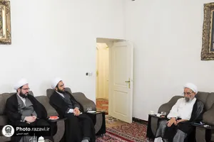 دیدار کارگروه مدرسه تابستانی دارالعلم با علما در مشهد-1