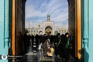 حال و هوای حرم مطهر رضوی در روز میلاد جوادالائمه علیه&zwnj;السلام