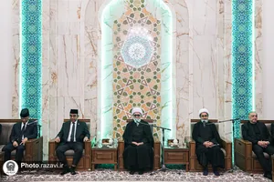 دیدار هیئت بلندپایه کشور اندونزی با تولیت آستان قدس رضوی