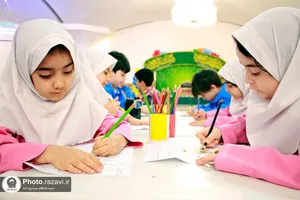 جشن ویژه نونهالان در حرم مطهر رضوی