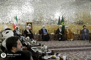 دیدار اعضای مجمع جهانی اهل بیت(ع) با تولیت آستان قدس رضوی