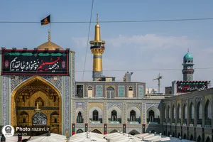 عزاداری روز تاسوعای حسینی در حرم مطهر رضوی