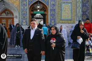 امیر و زینب مهمانان ویژه امام رضا علیه&zwnj;السلام