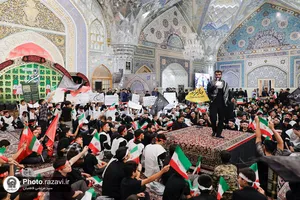 ویژه برنامه احلی من العسل در حرم مطهر رضوی