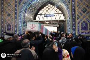 اعتکاف دختران نوجوان در حرم مطهر رضوی