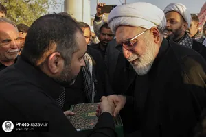 حضور تولیت آستان قدس رضوی در راهپیمایی اربعین