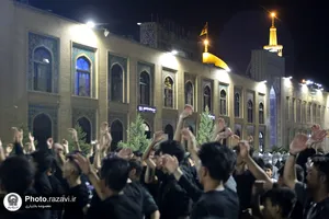 عزاداری هیئت موسی&zwnj;بن&zwnj;جعفر علیه&zwnj;السلام در حرم مطهر رضوی
