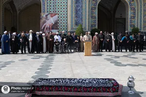 تشییع پیکر والده مکرمه آیت الله صدر حسینی