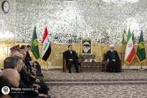 دیدار نخست وزیر عراق با تولیت آستان قدس رضوی