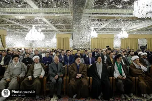 نکوداشت مقام معلم در حرم مطهر رضوی