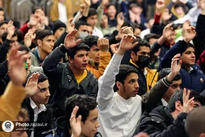 مراسم جشن تکلیف پسران در حرم مطهر رضوی