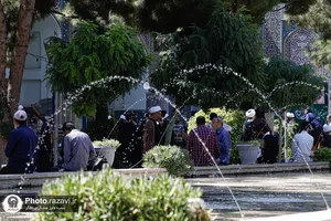 اعتکاف علمی طلاب در مدرسه تابستانی دارالعلم حرم مطهر رضوی-1