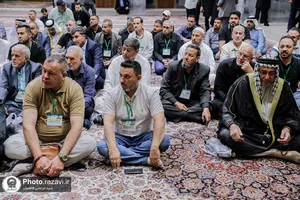 تشرف موکب داران سامرا به حرم مطهر رضوی