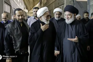 حضور تولیت آستان قدس رضوی در راهپیمایی اربعین