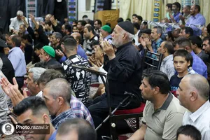 حضور خدام در مراسم عزاداری شهادت امام جواد علیه السلام در مساجد حاشیه شهر
