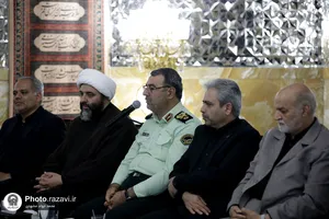 دیدار رئیس جمهور و جمعی از مسئولان کشوری و استانی با تولیت آستان قدس رضوی