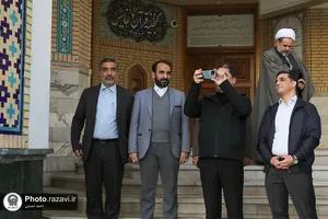 تشرف وزیر فرهنگ ترکمنستان به حرم مطهر رضوی